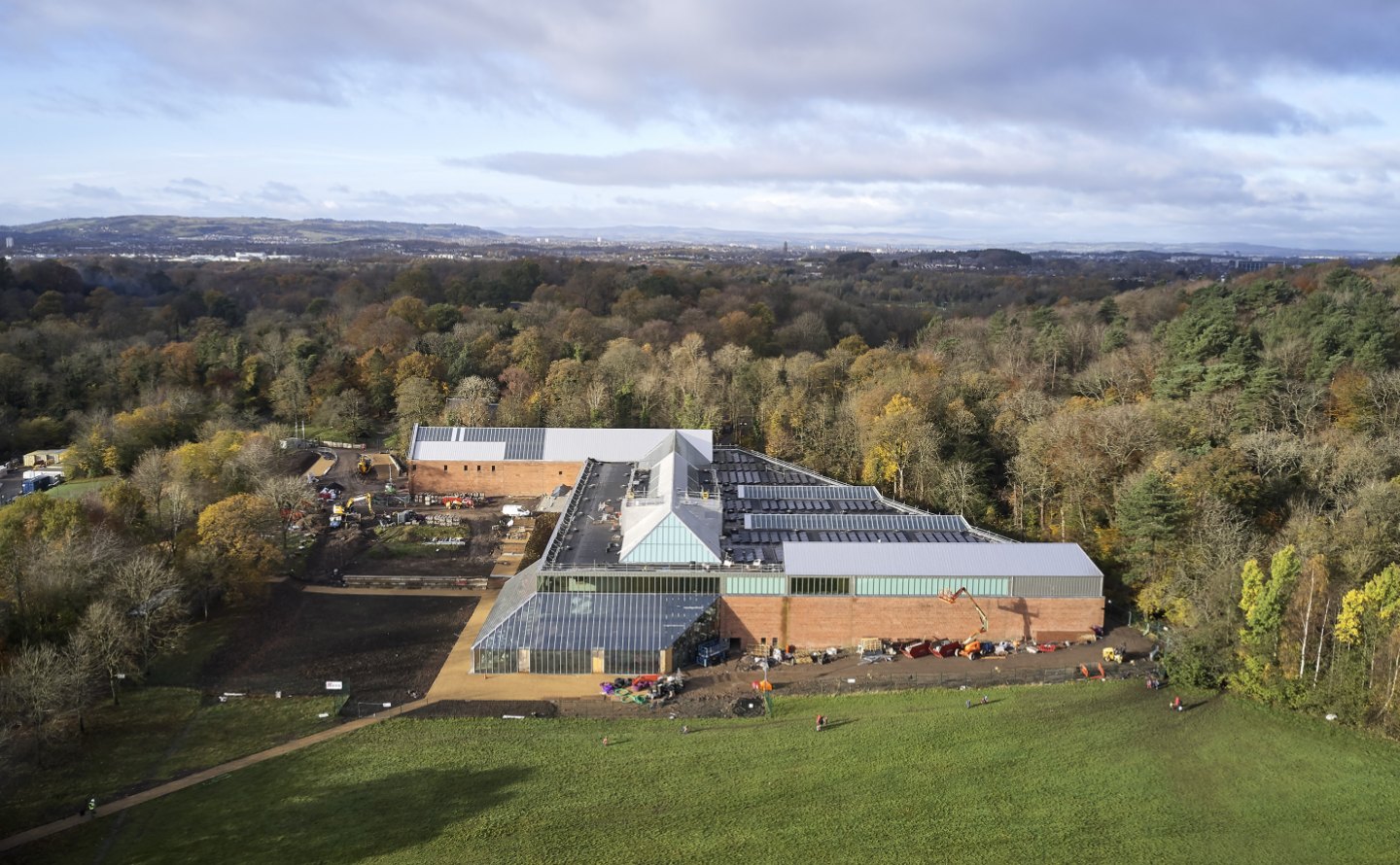 Burrell Collection under construction