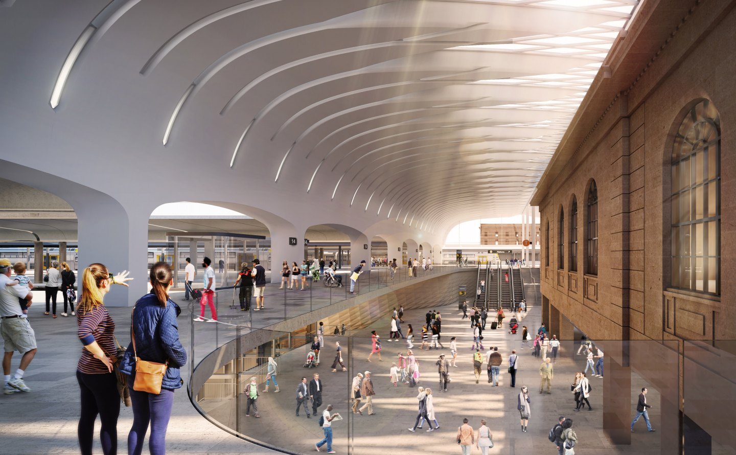 John McAslan + Partners and Woods Bagot are lead designers on Sydney's Central Station