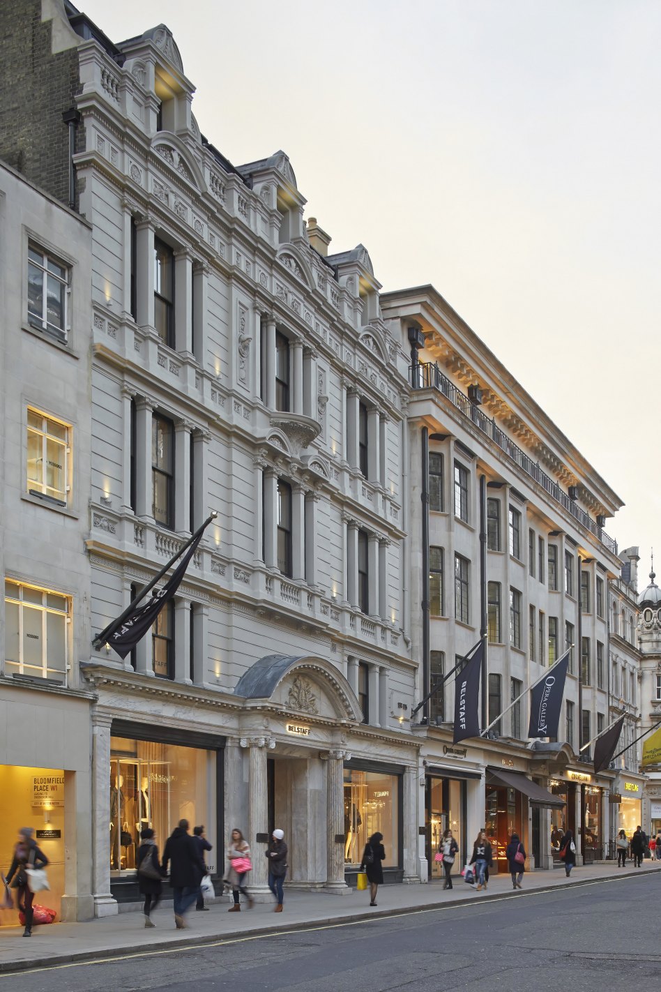 Mechanical work in New Bond Street, London