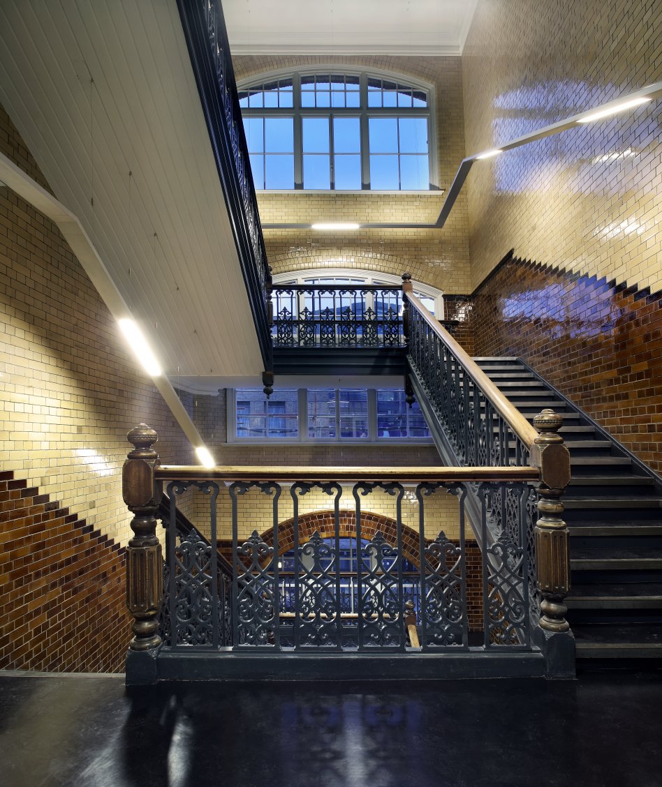 John McAslan + Partners. King's Cross Station. Balcony.