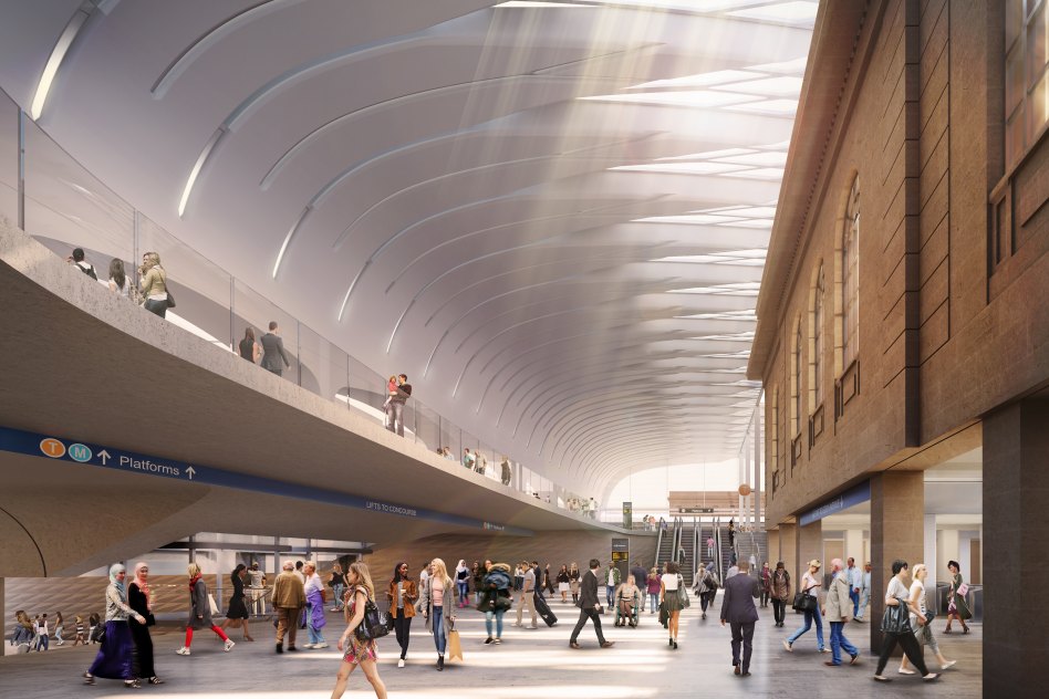 Visualisation of new Central Station 