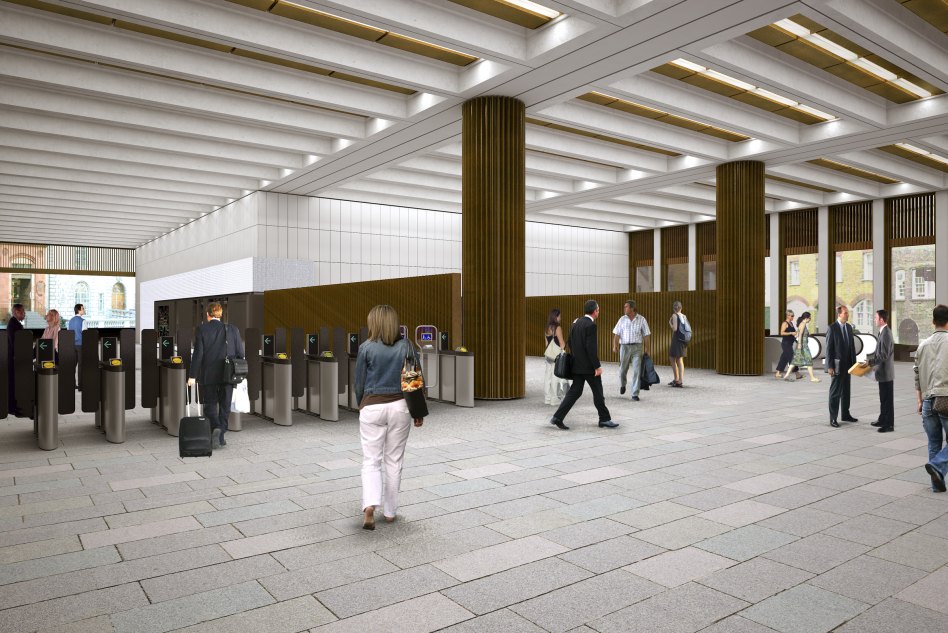 Crossrail Bond Street. Platform. John McAslan + Partners. Crossrail Bond Street. Platform.