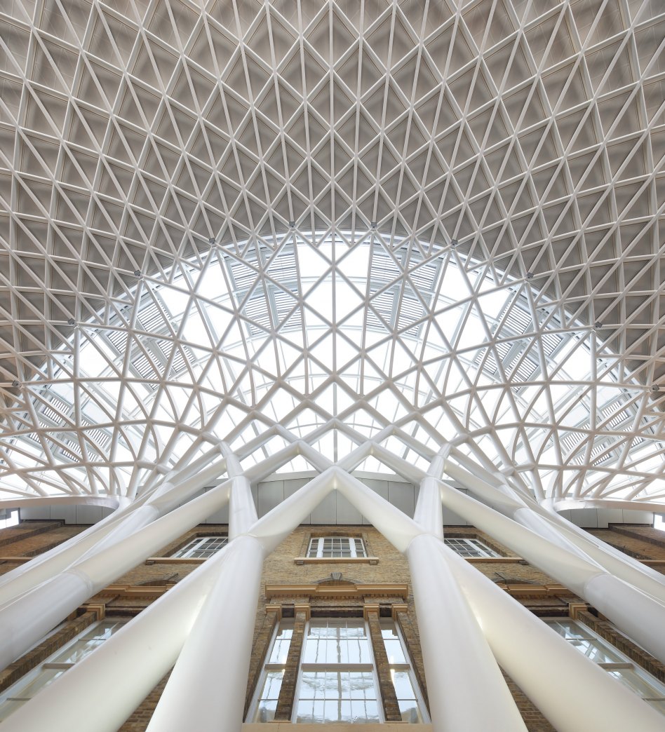 John McAslan + Partners. King's Cross Station. Exit to Concourse.