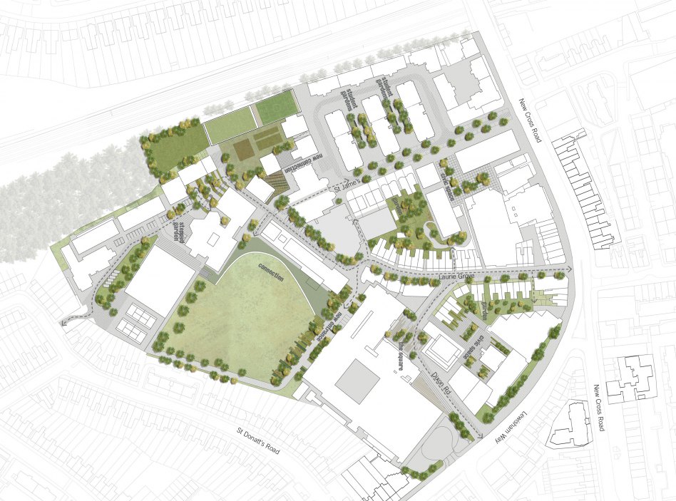 Goldsmiths College Masterplan. Plan. John McAslan + Partners. Goldsmiths College Masterplan. Plan.