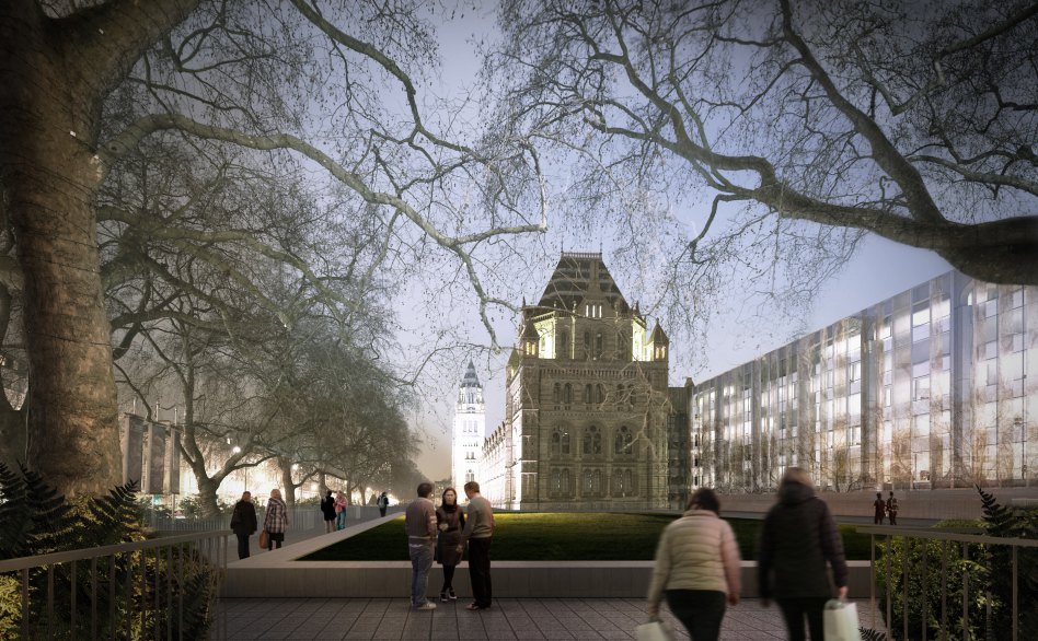 John McAslan + Partners. Natural History Museum. Artist's Impression.