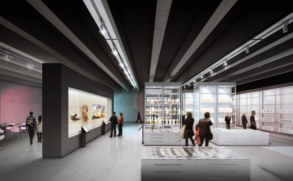 John McAslan + Partners. Royal British Columbia Museum. Artist's Impression. Interior.