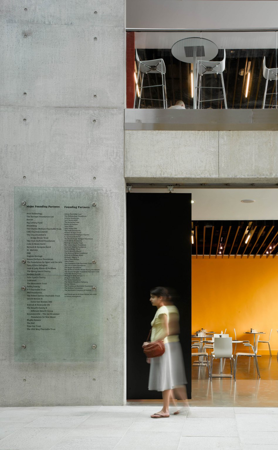John McAslan + Partners. Roundhouse. Cafe.